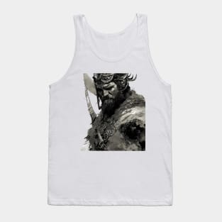 Odin the Viking God Prepares for War Tank Top